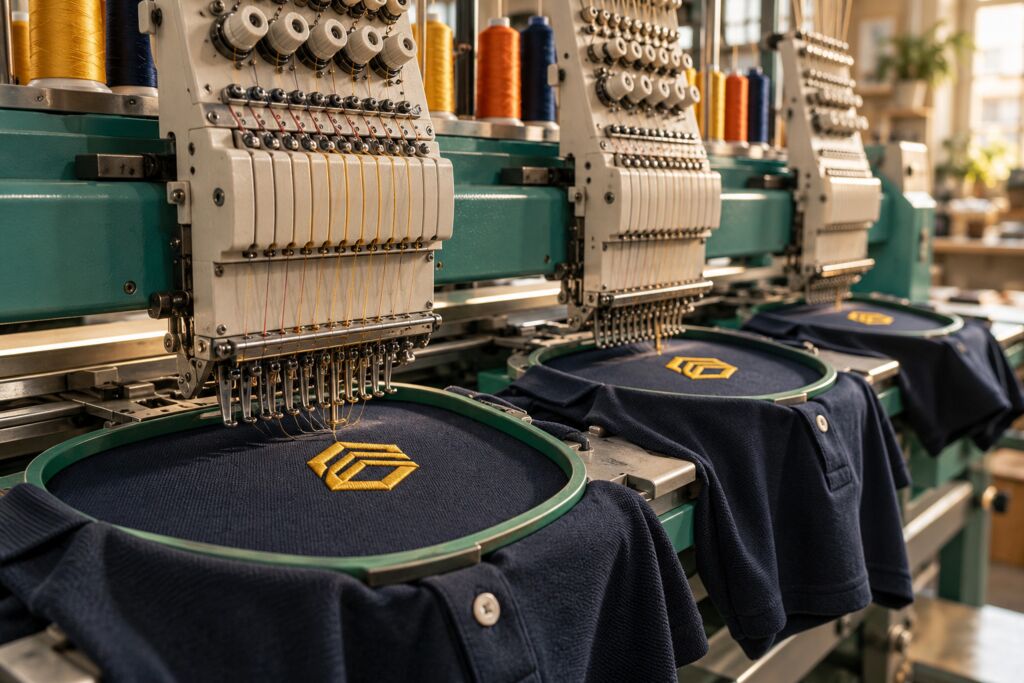Custom Embroidery production process