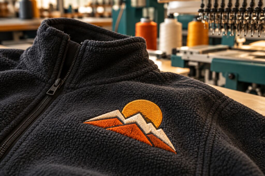 Custom Embroidery finished design
